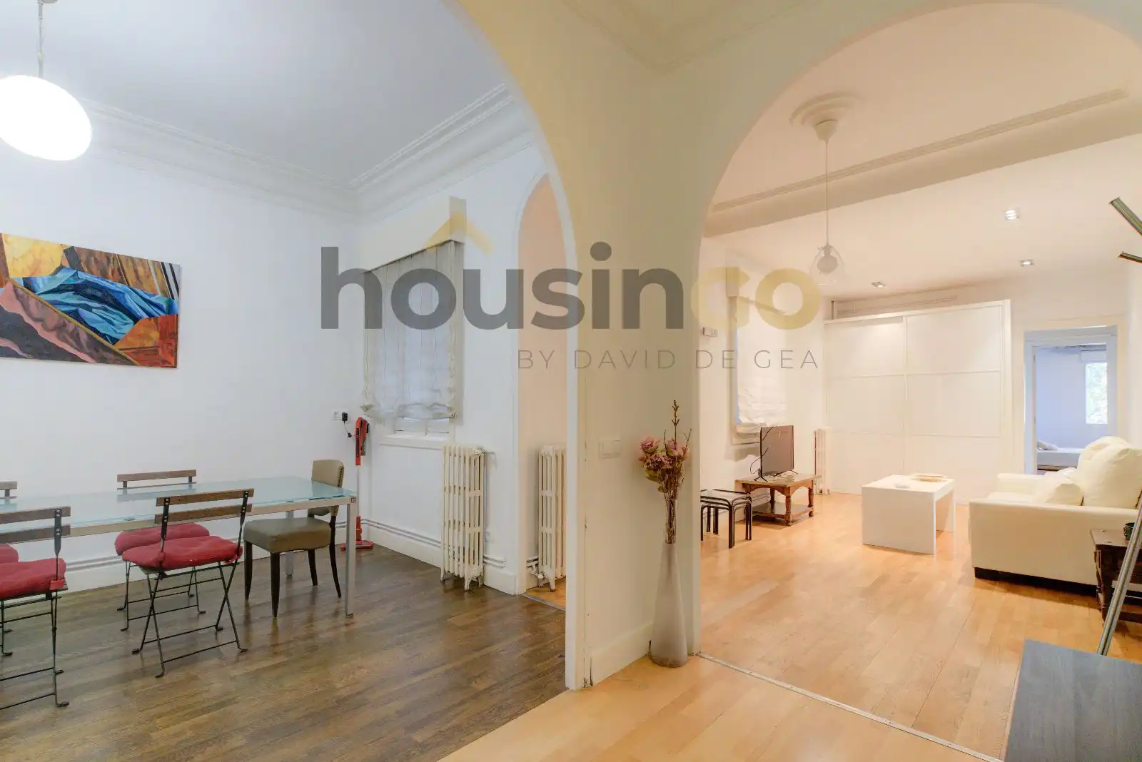 Exterior view of Flat for rent in Madrid  with Air Conditioner, Heating and Furnished