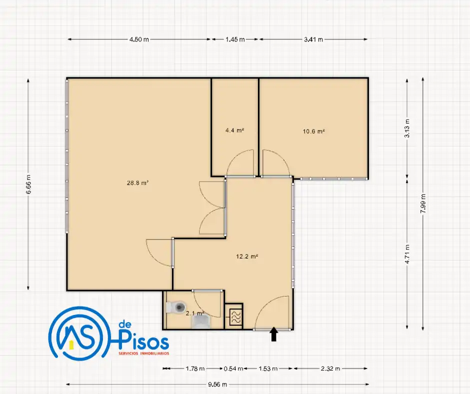 Büro mit Aufzug zur Miete in Calle de Felipe Sanclemente 8, imagen 2