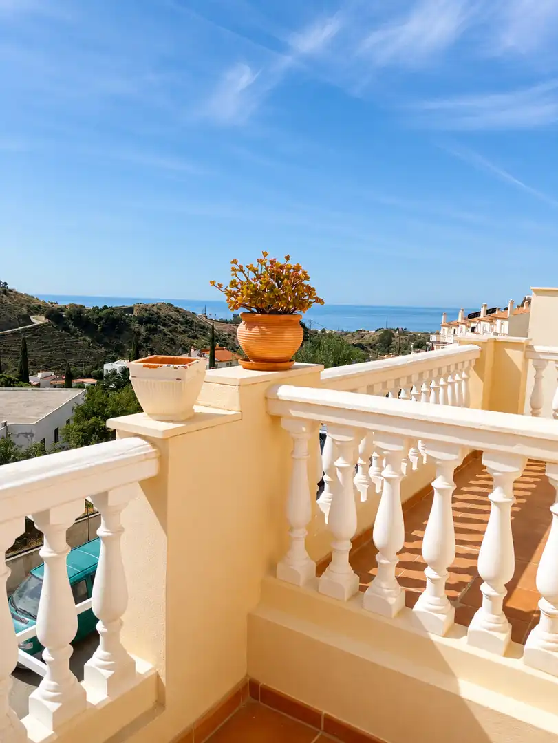 Terraza de Casa adosada en venta en Rincón de la Victoria con Aire acondicionado, Calefacción y Jardín privado
