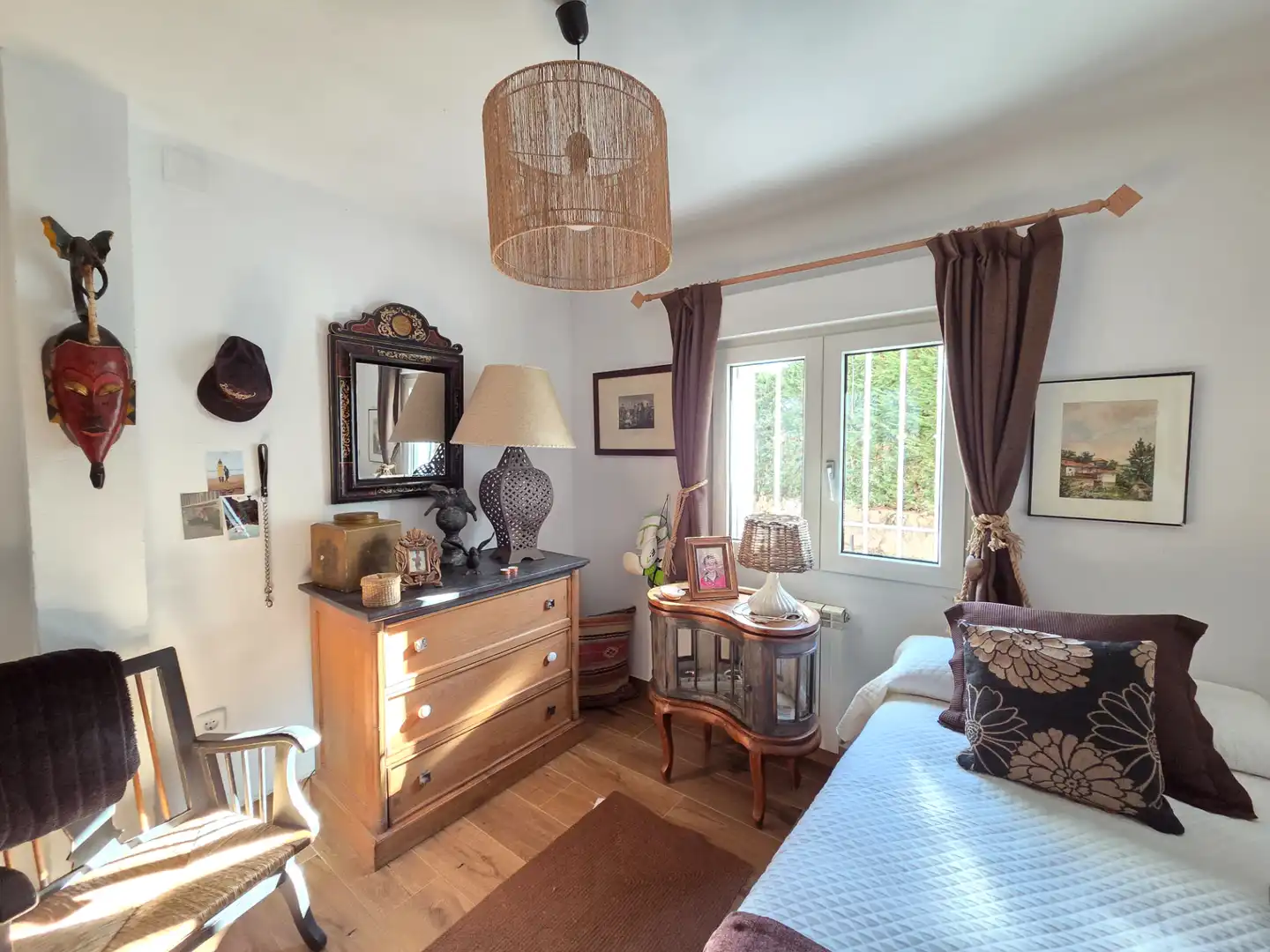 Habitación de Casa o chalet en venta en Santa María de la Alameda con Calefacción, Jardín privado y Amueblado