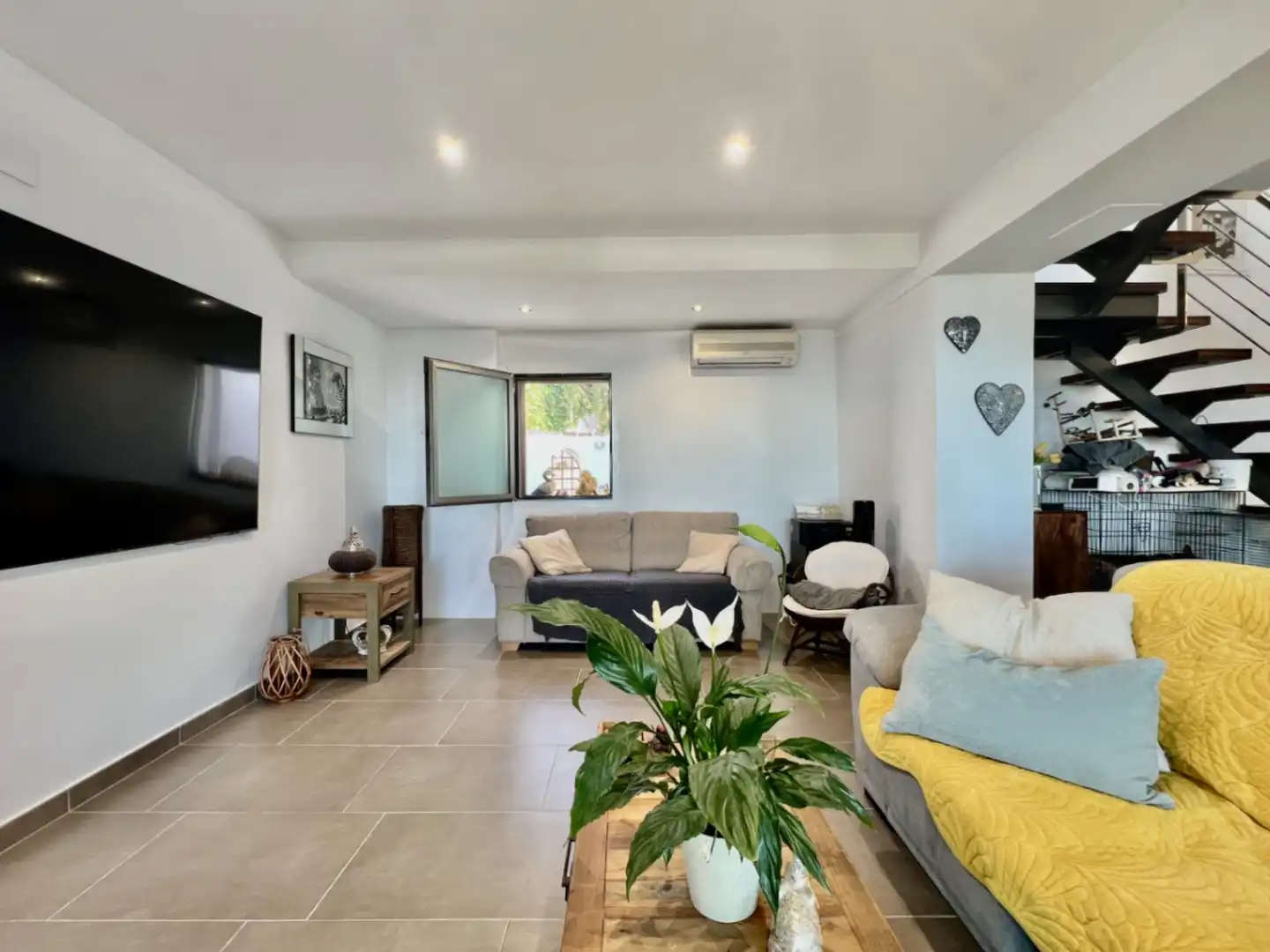 Living room of Houses for sale in Jávea / Xàbia  with Air Conditioner, Heating and Terrace