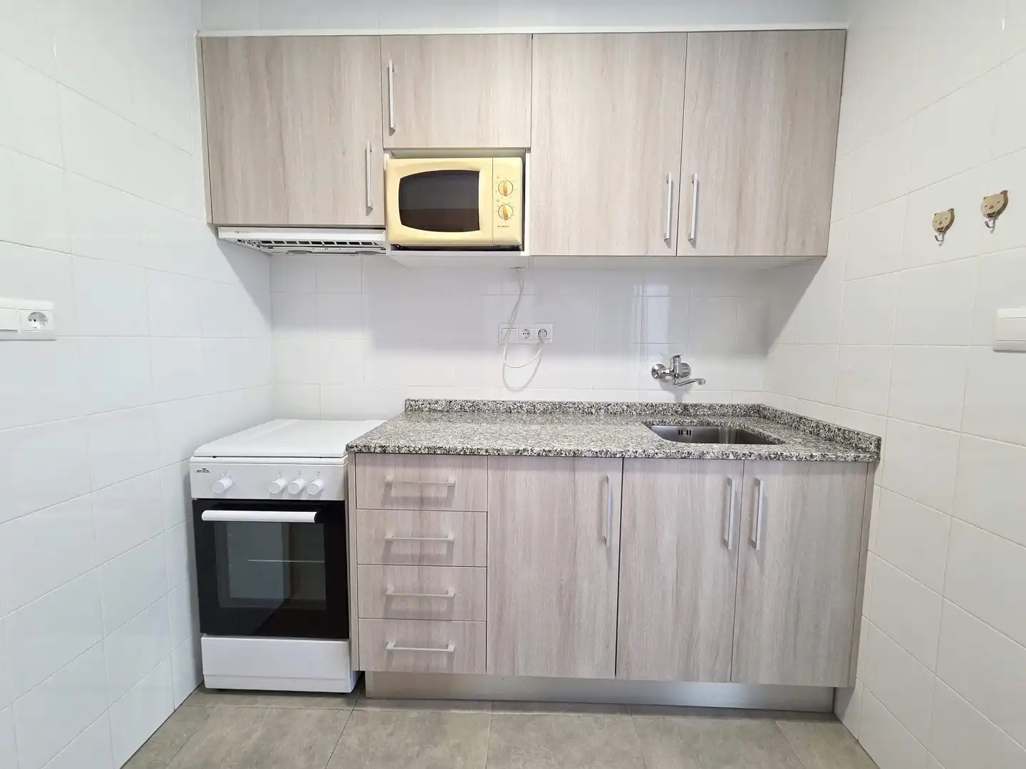 Cocina de Apartamento en venta en Bellreguard con Terraza, Amueblado y Balcón