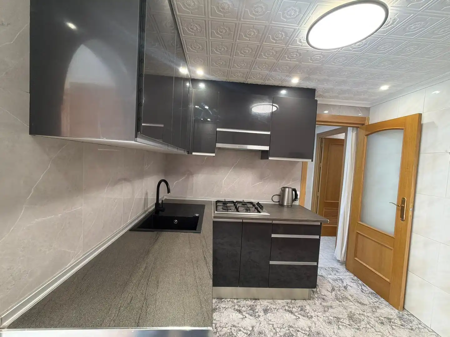 Cocina de Apartamento en venta en Almoradí con Terraza, Amueblado y Balcón