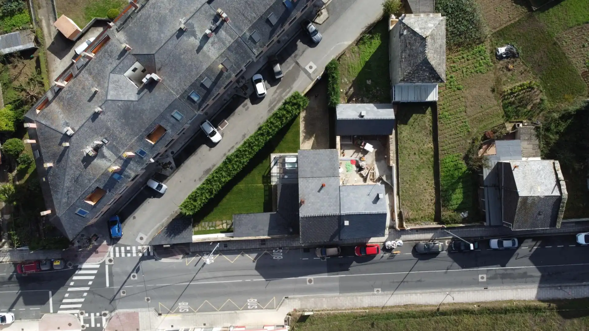 Vista exterior de Casa o chalet en venta en Lugo con Calefacción, Jardín privado y Jacuzzi
