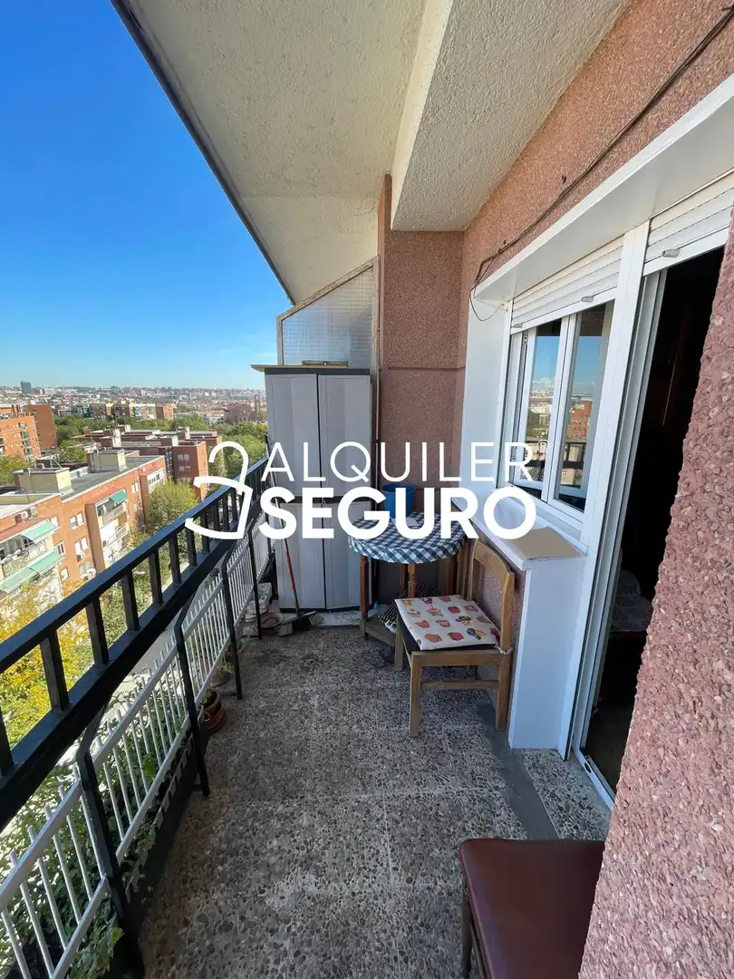 Terraza de Piso de alquiler en Carabanchel