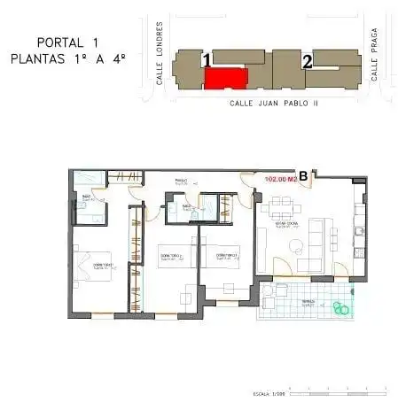 Flat with pool for sale in La Lastra, imagen 2