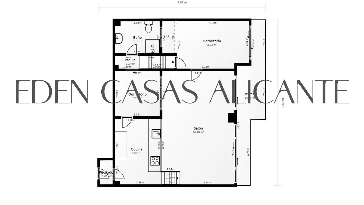 Piso en venta en El Campello con Aire acondicionado, Jardín privado y Terraza