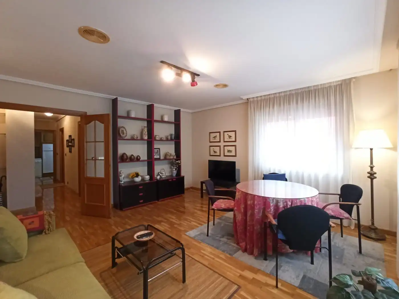 Living room of Flat for rent in Ponferrada  with Heating, Storage room and Furnished