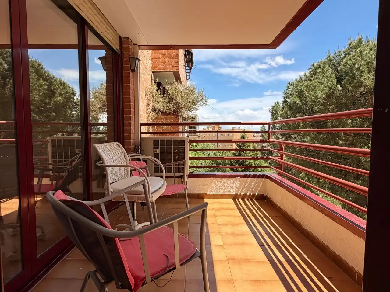 Terraza de Piso de alquiler en Tres Cantos con Aire acondicionado, Calefacción y Parquet