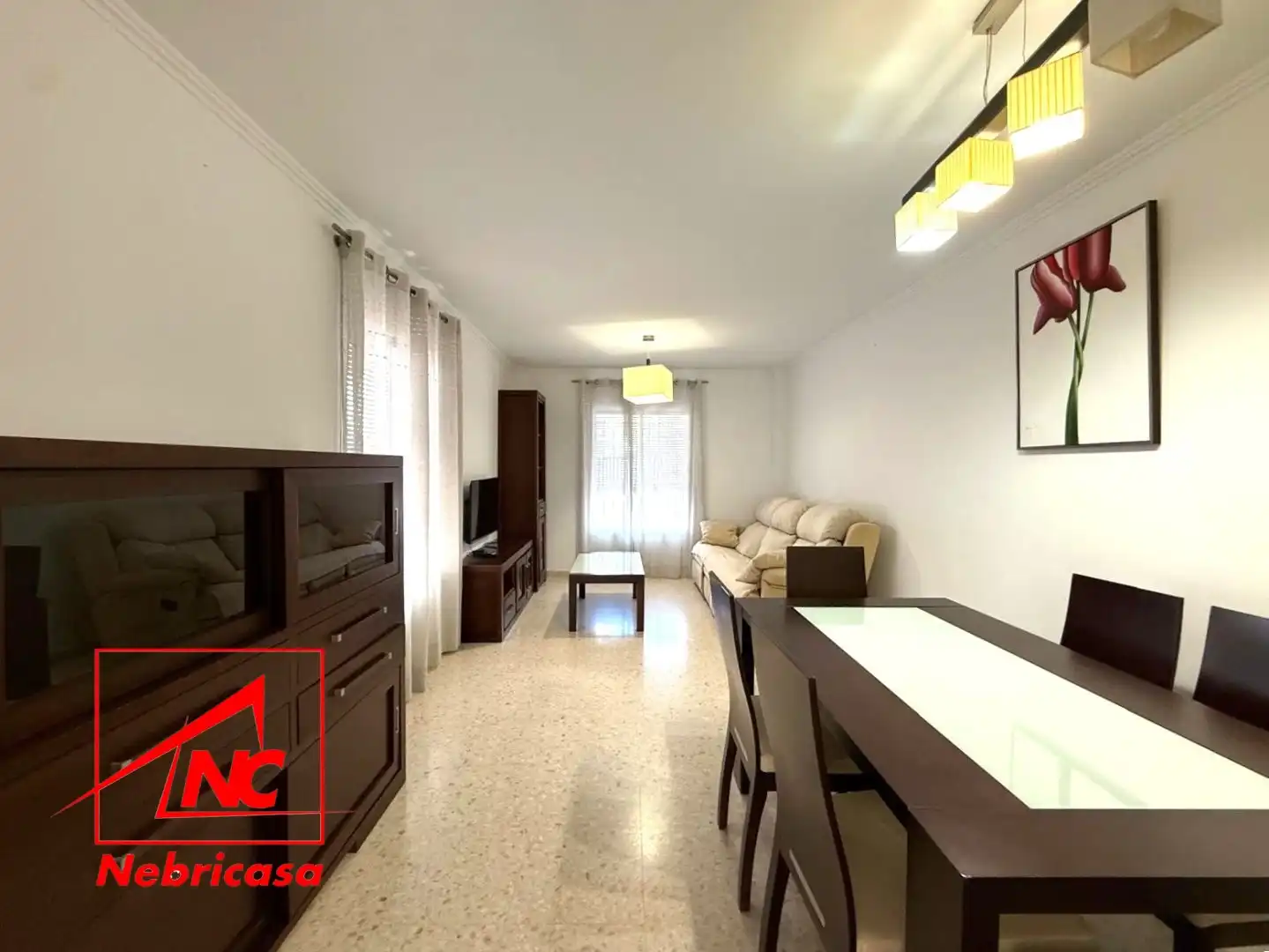Sala d'estar de Casa o xalet en venda en Lebrija amb Aire condicionat i Jardí privat