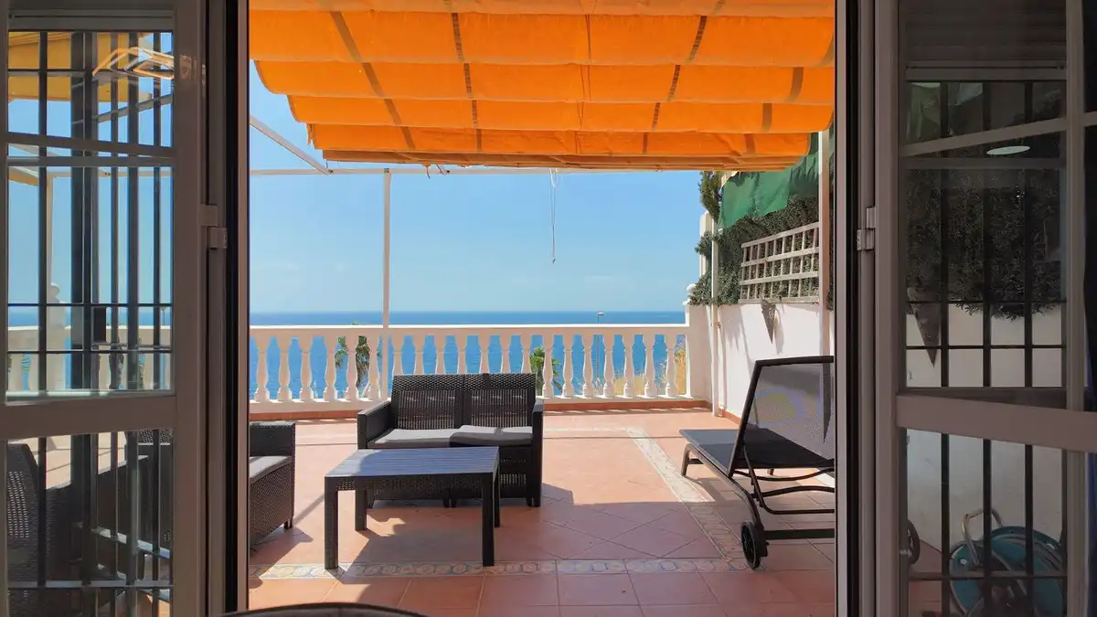 Terrassa de Casa adosada en venda en Benalmádena amb Aire condicionat, Calefacció i Terrassa