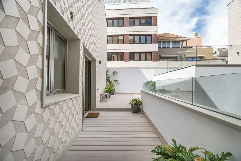 Terrace of Apartments for sale in Barcelona  with Furnished, Jacuzzi and Community pool