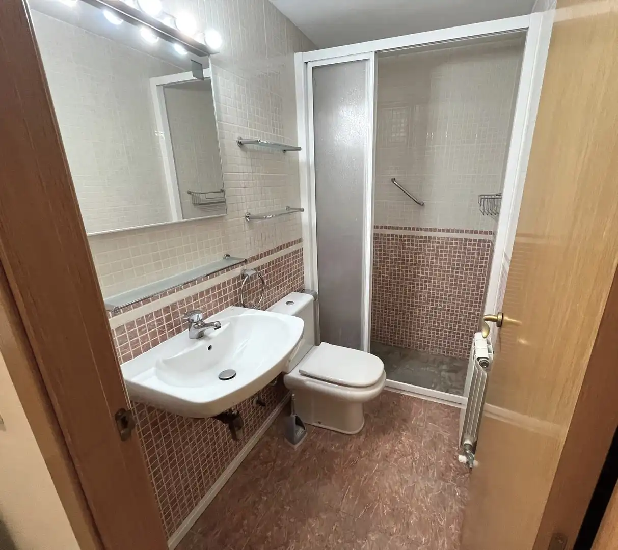 Bathroom of Flat for sale in Calonge i Sant Antoni  with Air Conditioner, Heating and Parquet flooring