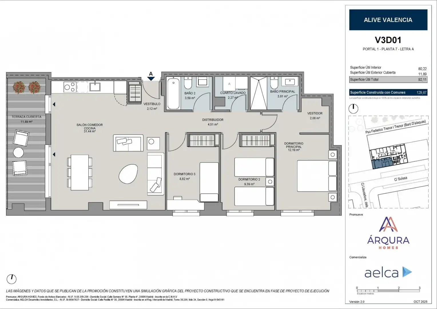 Flat with lift for sale in Quatre Carreres, imagen 7