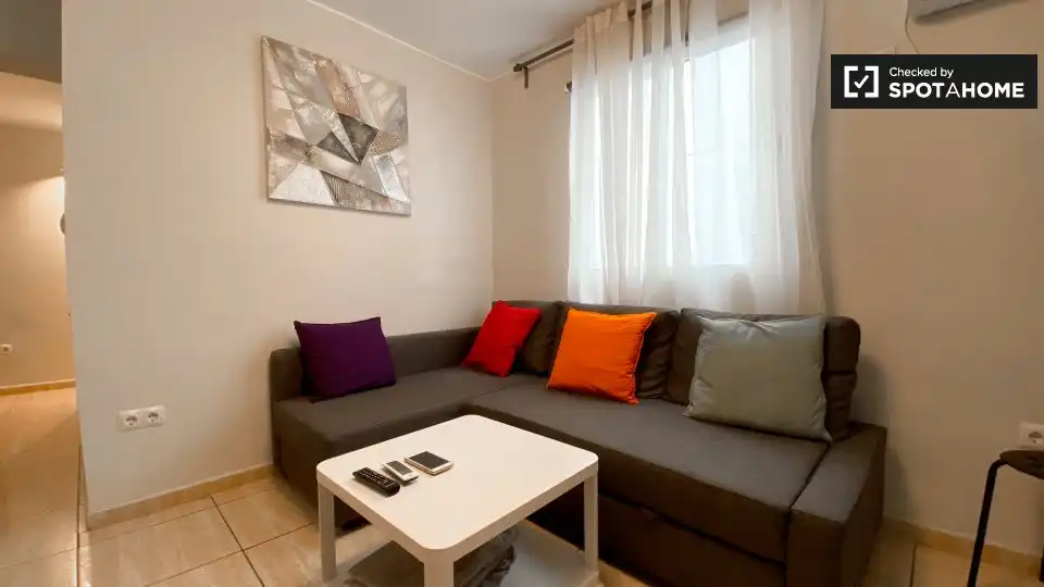 Sala de estar de Piso de alquiler en Mislata con Aire acondicionado, Calefacción y Amueblado