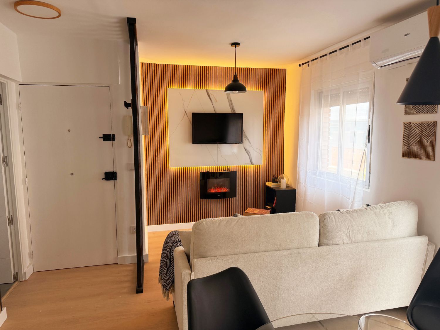 Sala d'estar de Pis en venda en Palencia Capital amb Calefacció i Terrassa