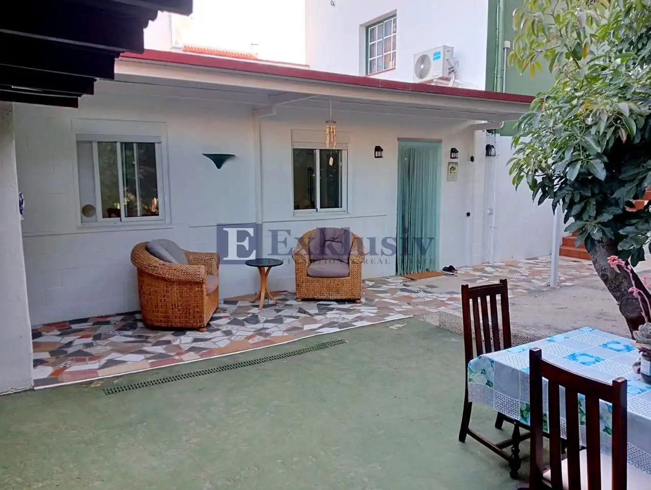 Terrasse von Erdgeschoss zur Miete in Arafo mit Klimaanlage, Terrasse und Möbliert