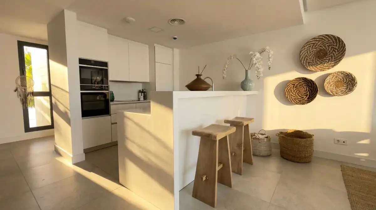 Cocina de Dúplex en venta en Marbella con Aire acondicionado, Terraza y Trastero