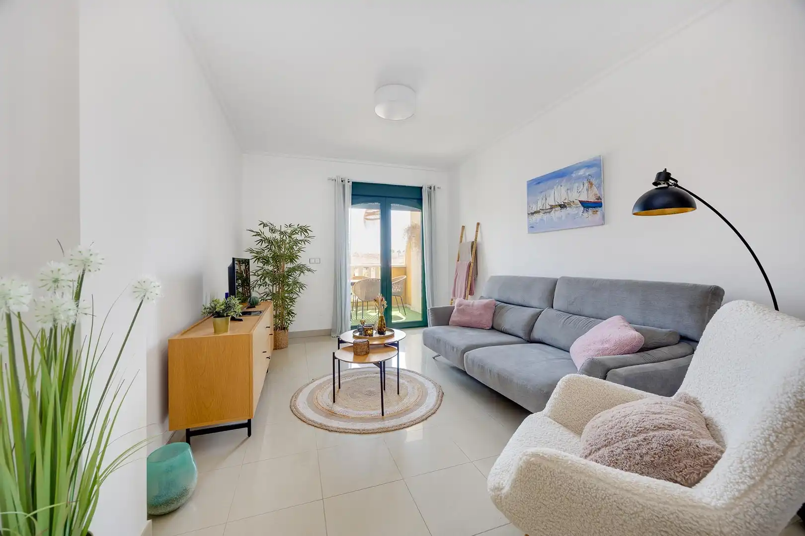 Sala de estar de Apartamento en venta en Rojales con Terraza y Piscina comunitaria