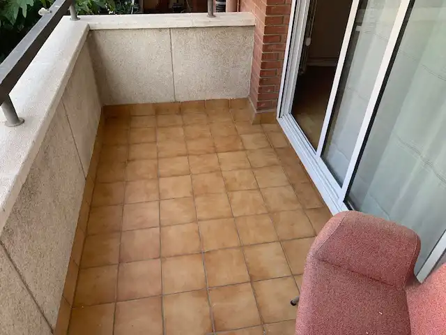 Terrasse von Wohnung zum Verkauf in Badalona mit Klimaanlage, Heizung und Parkett