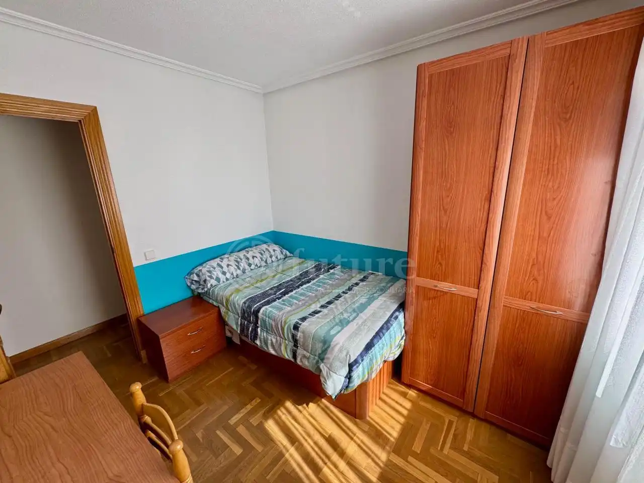 Bedroom of Flat for rent in Salamanca  with Heating, Furnished and Balcony