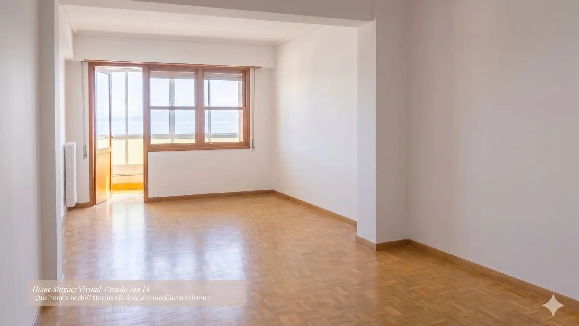 Living room of Flat for sale in A Coruña Capital   with Heating