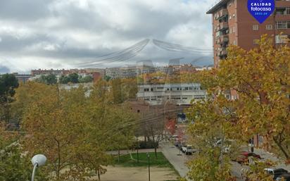 Exterior view of Flat for sale in  Madrid Capital  with Air Conditioner, Heating and Parquet flooring