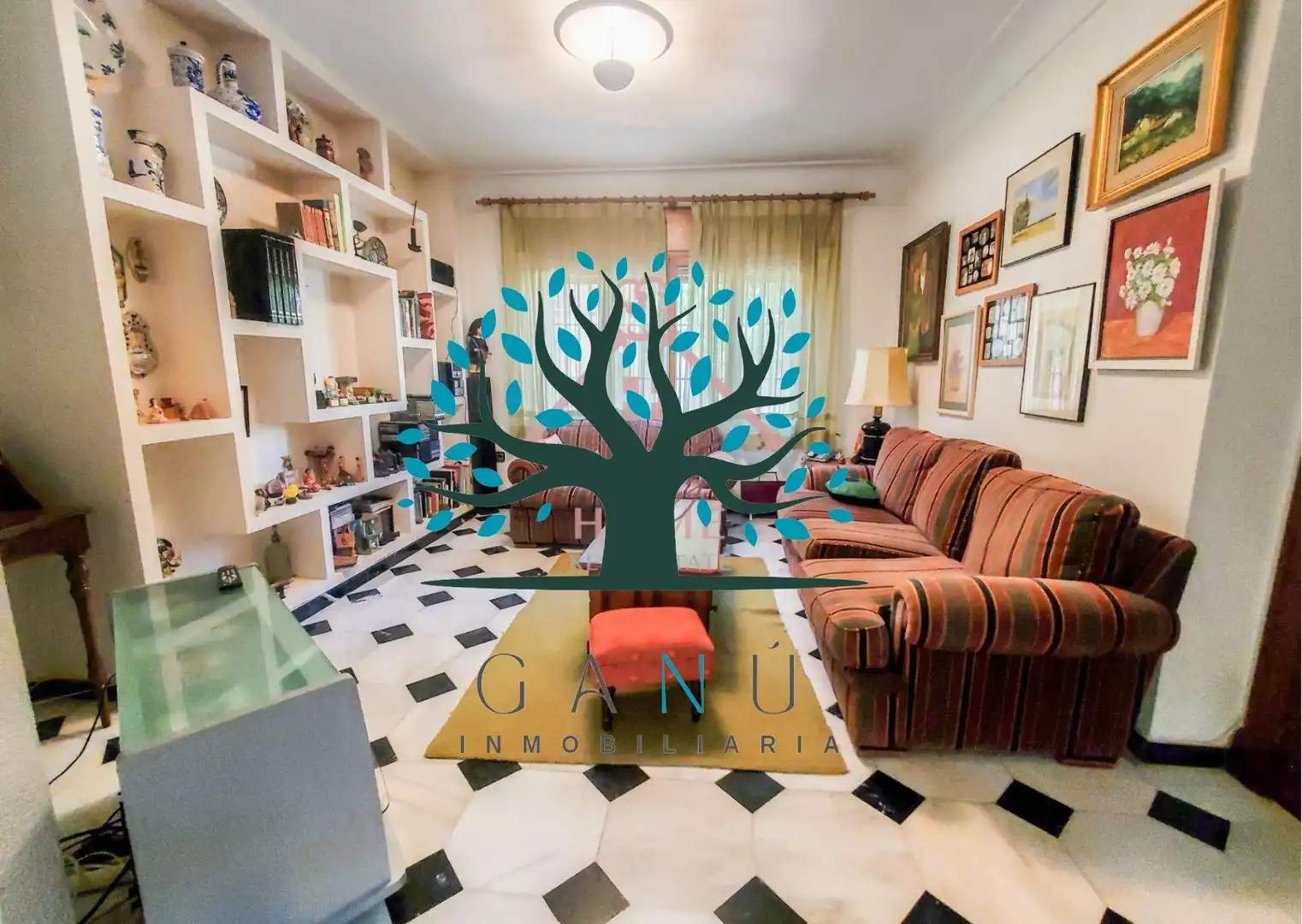 Sala de estar de Planta baja en venta en Mazarrón con Jardín privado, Terraza y Amueblado
