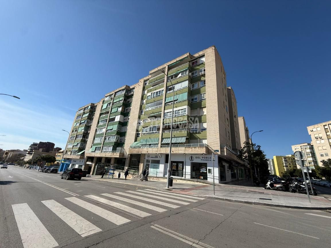 Vista exterior de Piso en venta en Málaga Capital con Terraza