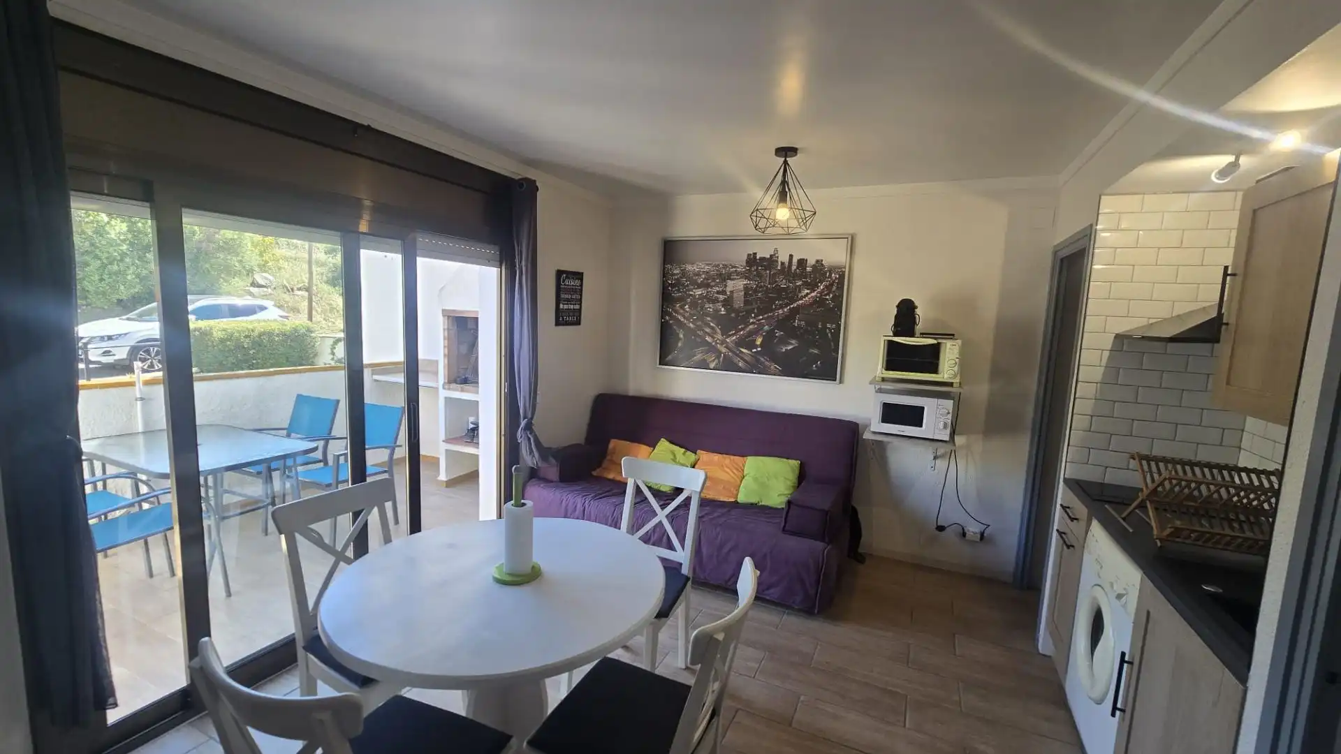 Sala de estar de Apartamento en venta en Roses con Aire acondicionado, Calefacción y Terraza