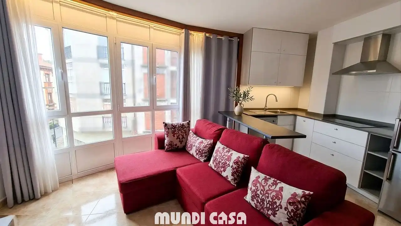 Wohnzimmer von Wohnungen zum Verkauf in Boiro mit Möbliert