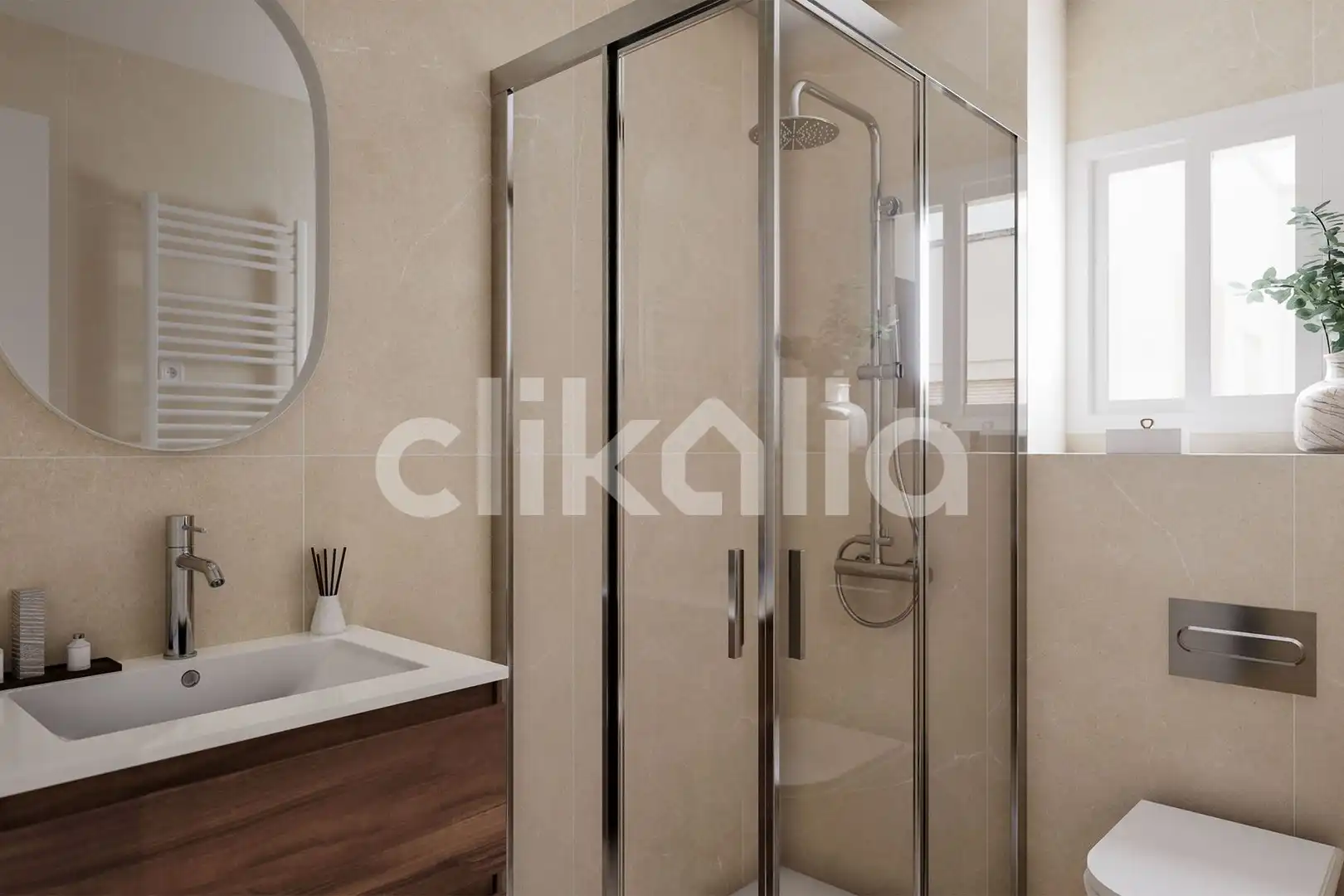 Baño de Piso en venta en Madrid con Aire acondicionado, Calefacción y Jardín privado