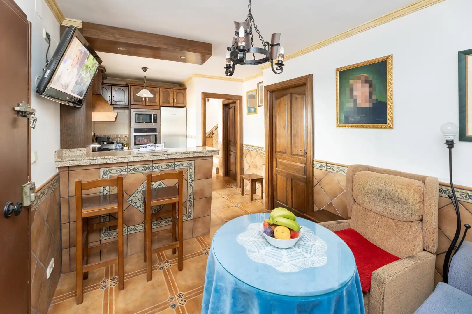 Cuina de Casa adosada en venda en Peligros amb Aire condicionat, Jardí privat i Terrassa