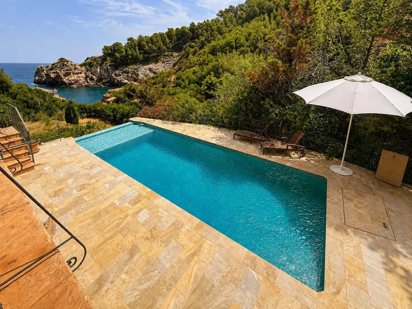 Swimming pool of Houses for sale in Deià  with Furnished
