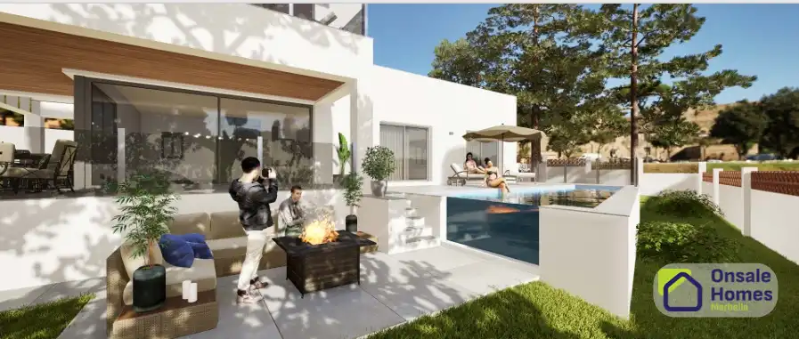 Terrassa de Casa o xalet en venda en Marbella amb Jardí privat