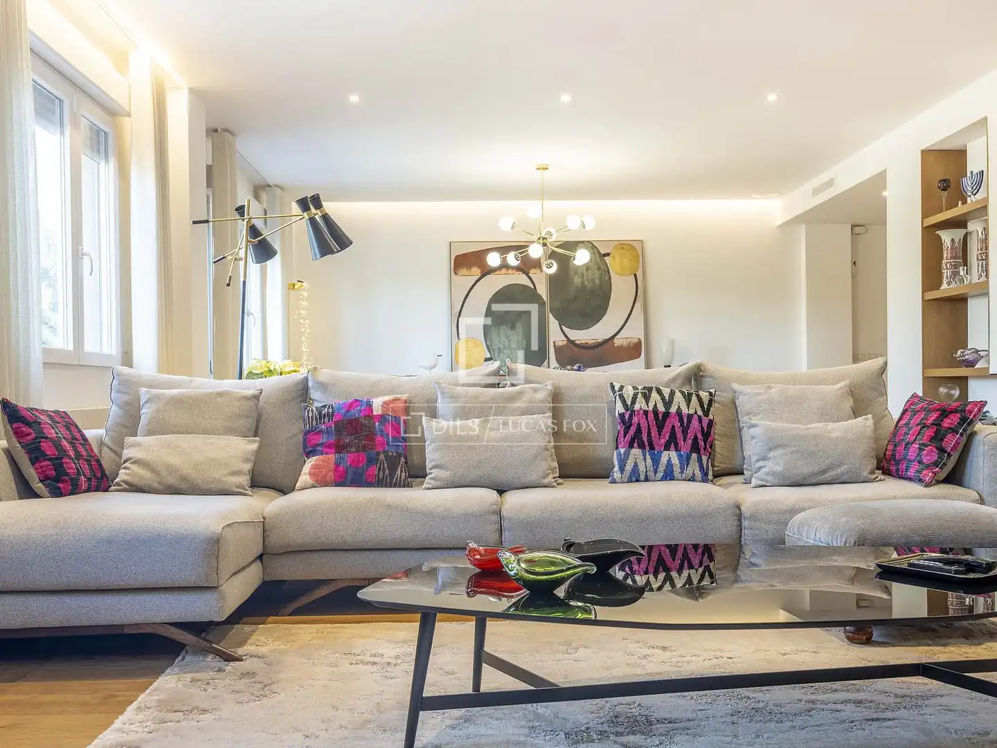 Sala de estar de Piso en venta en Valencia con Aire acondicionado, Calefacción y Parquet