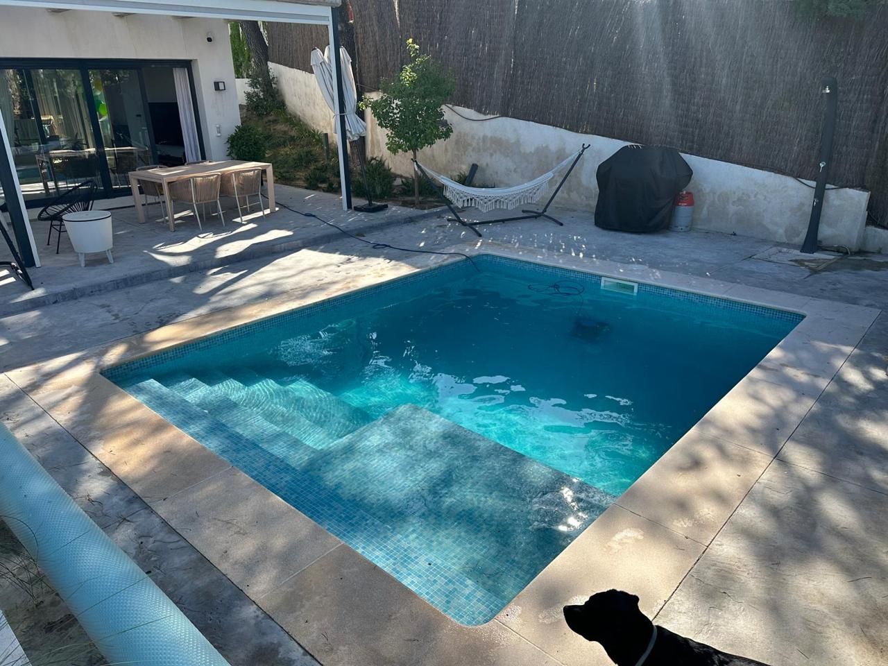 Piscina de Casa o xalet de lloguer en Torrelodones amb Calefacció, Jardí privat i Terrassa