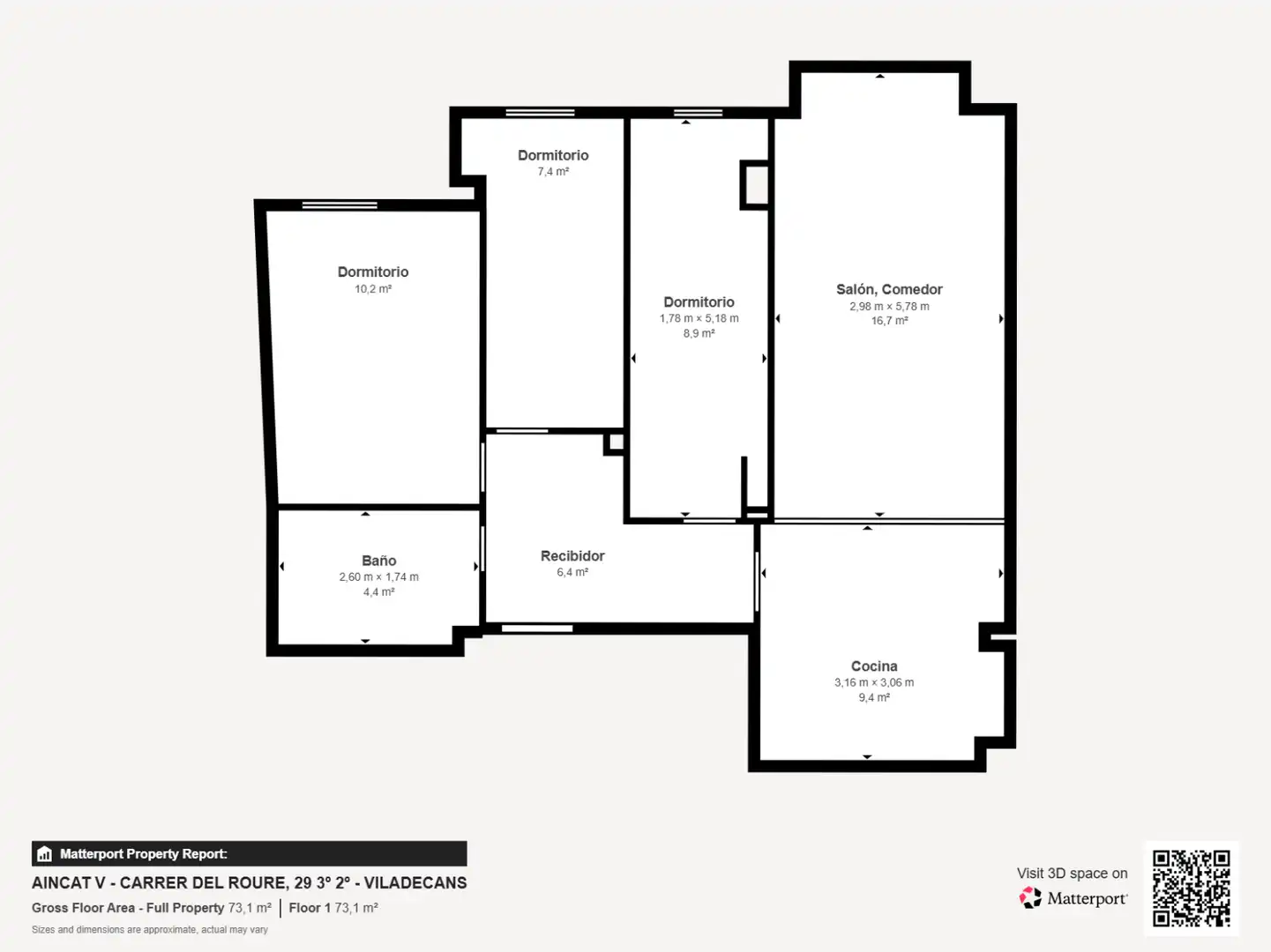 Piso en venta en Viladecans con Aire acondicionado, Calefacción y Parquet