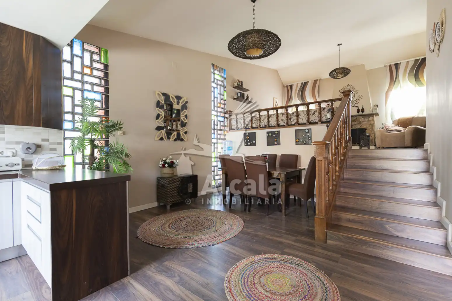 Dining room of Houses for sale in Camarma de Esteruelas  with Air Conditioner, Heating and Private garden