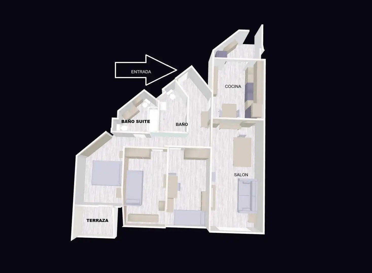 Ático en venta en Pontevedra Capital  con Calefacción y Terraza