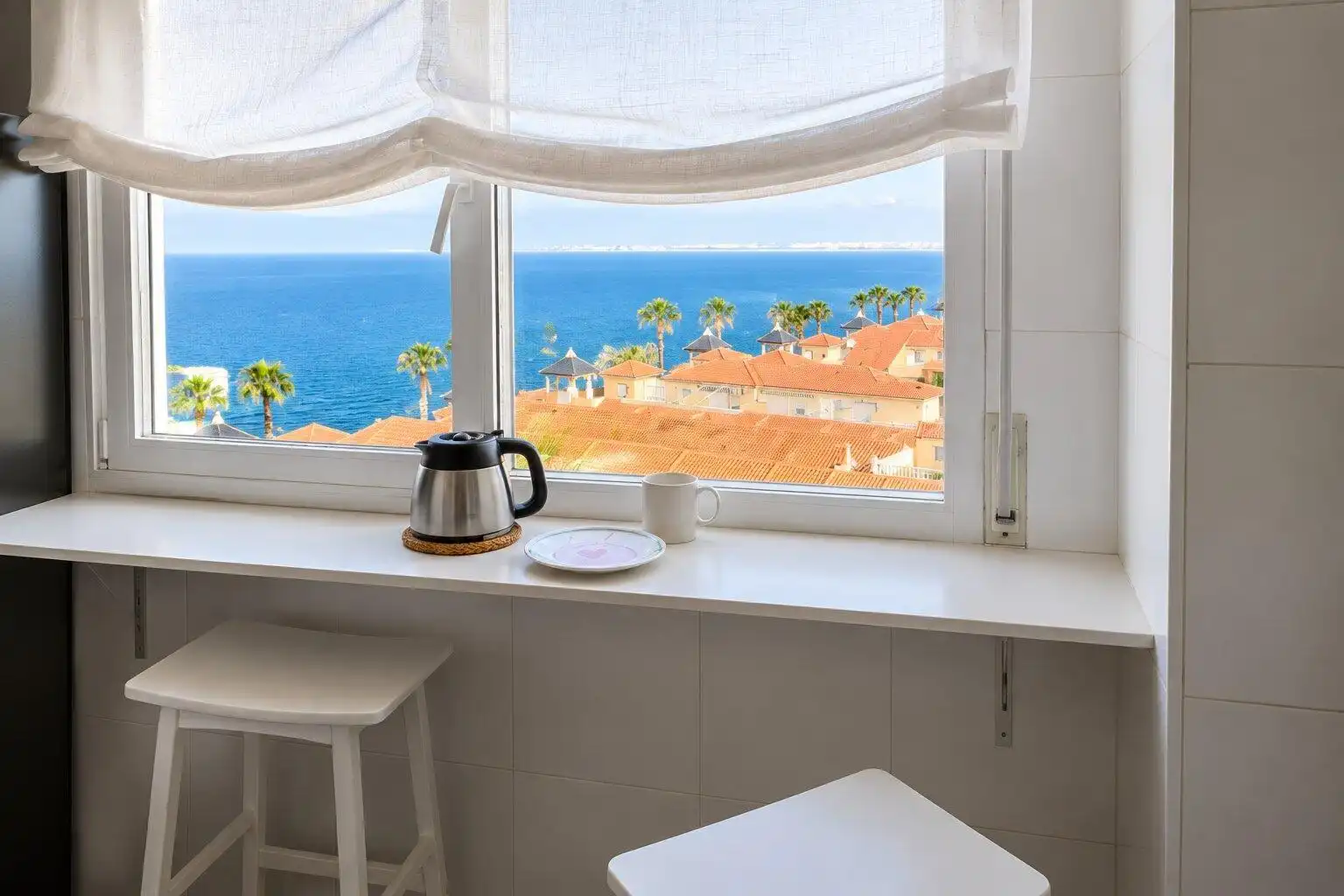Terraza de Apartamento de alquiler en La Manga del Mar Menor con Terraza, Amueblado y Balcón
