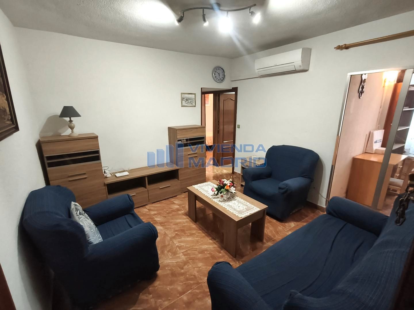 Living room of Flat for sale in Getafe  with Air Conditioner, Heating and Furnished