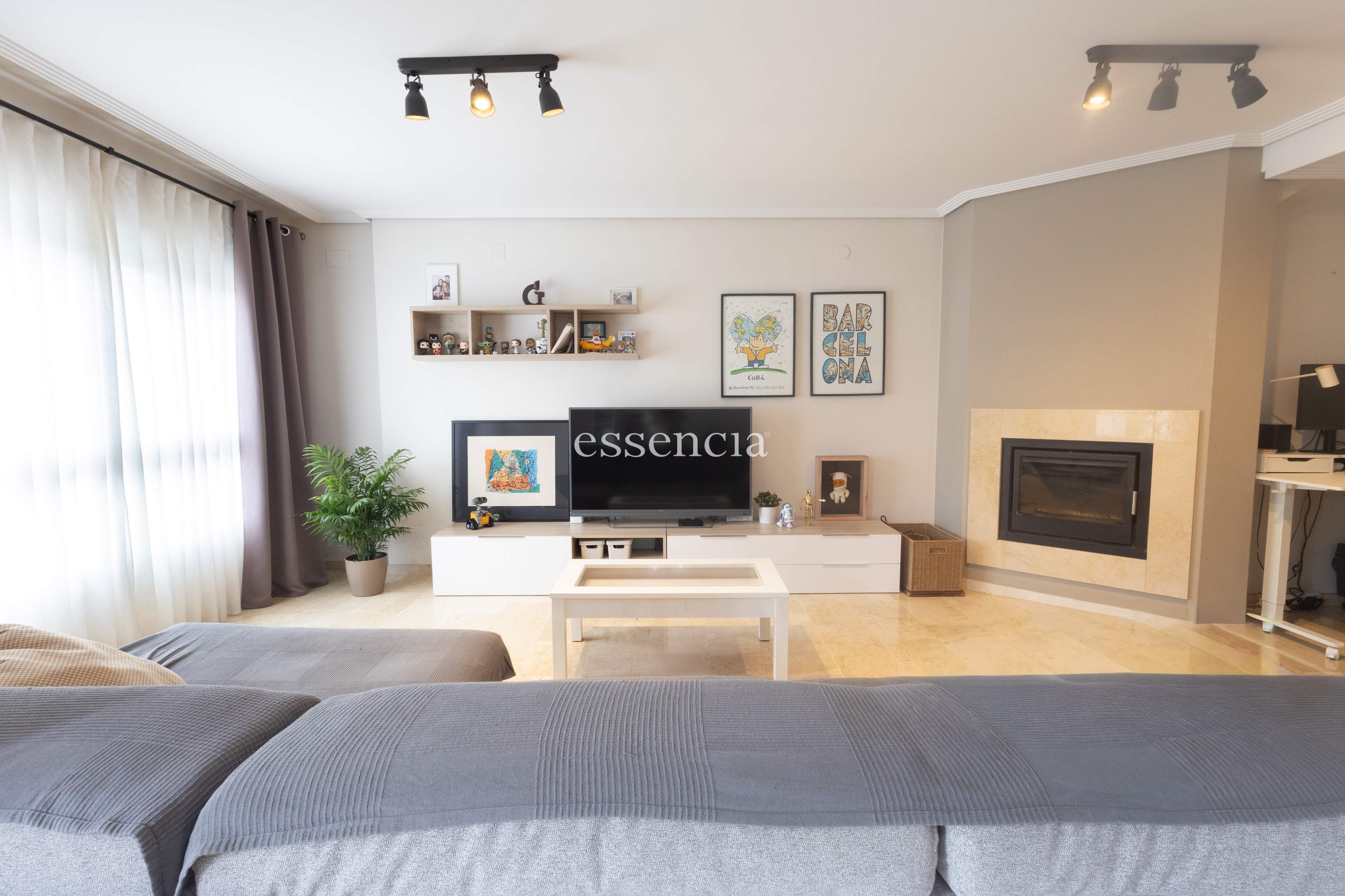 Sala d'estar de Pis en venda en Gandia amb Aire condicionat