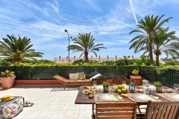 Terrace of Flat for sale in San Bartolomé de Tirajana  with Air Conditioner and Community pool