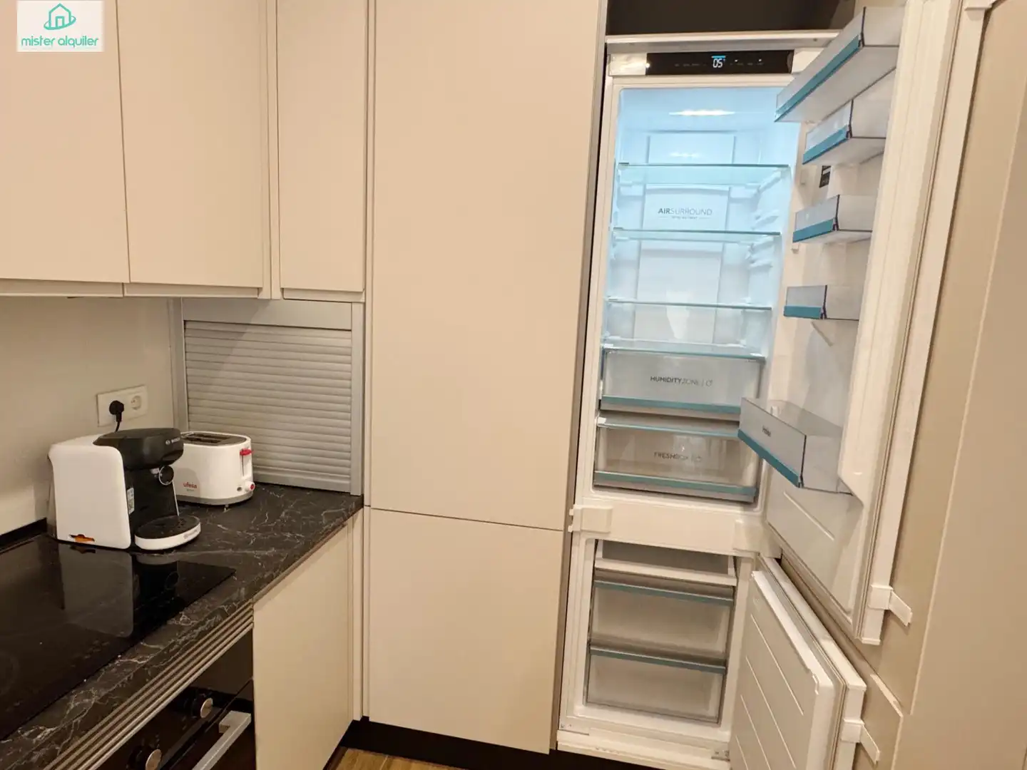 Cocina de Planta baja de alquiler en San Vicente del Raspeig / Sant Vicent del Raspeig con Aire acondicionado, Calefacción y Amueblado