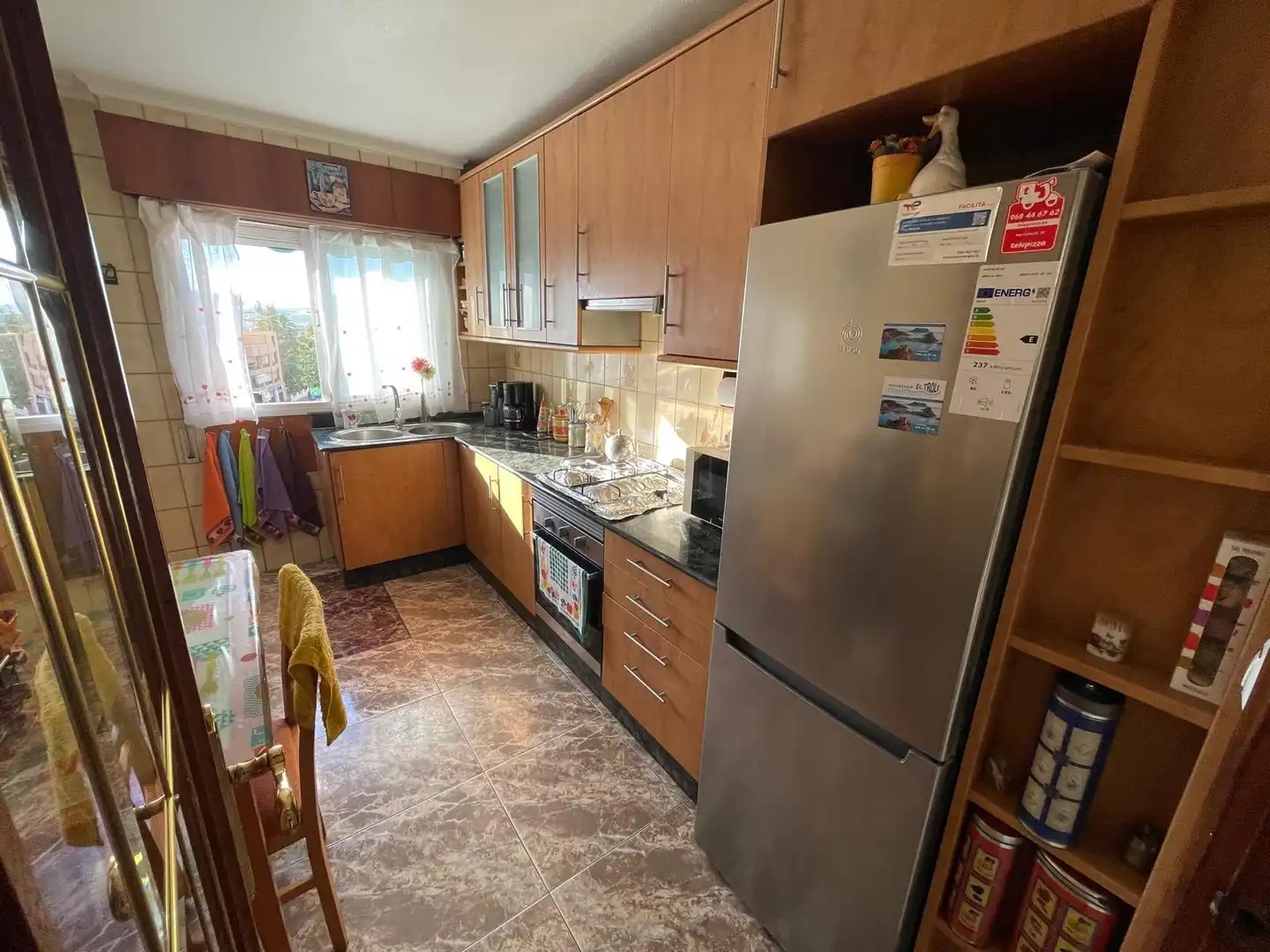 Kitchen of Flat for sale in Águilas  with Air Conditioner, Furnished and Balcony