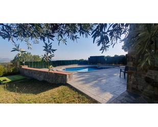 Swimming pool of House or chalet for sale in El Pont de Vilomara i Rocafort  with Air Conditioner, Heating and Private garden