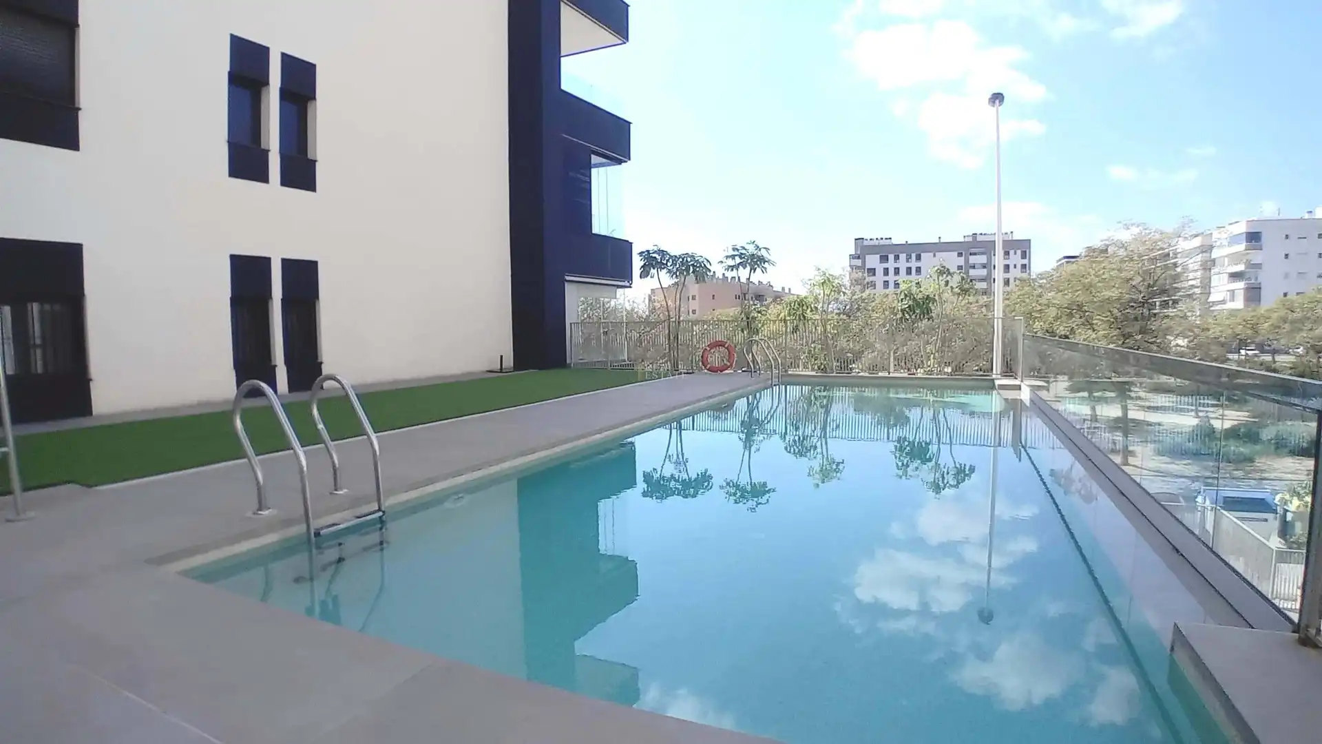 Swimming pool of Flat for sale in Elche / Elx  with Air Conditioner, Heating and Terrace