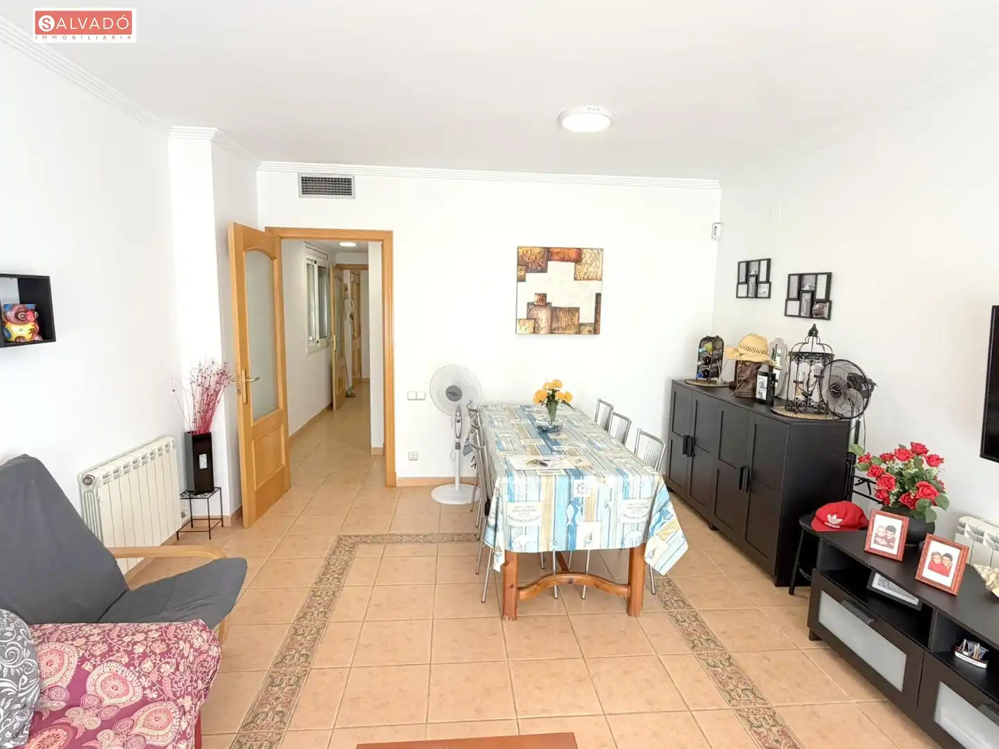 Dining room of Flat for rent in Calafell  with Air Conditioner, Heating and Private garden