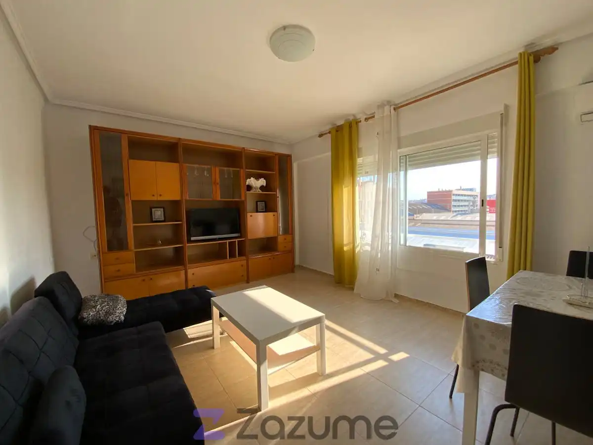 Wohnzimmer von Wohnung zur Miete in Moncada mit Klimaanlage, Heizung und Möbliert